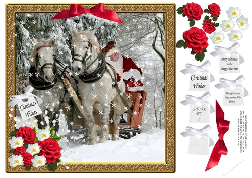 SANTAS ON HIS WAY