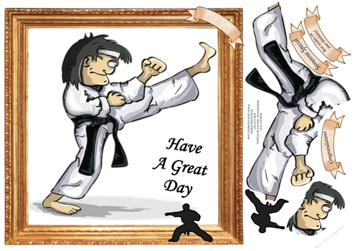KARATE FUN BIRTHDAY AND OTHER SENTIMENTS