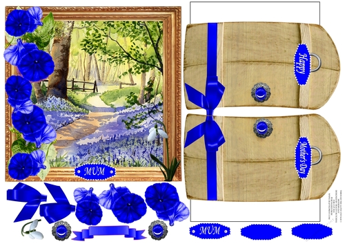 THROUGH THE GATES 6x6 BLUEBELL WOOD MOTHERS DAY  3