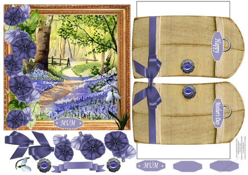 THROUGH THE GATES 6x6 MOTHERS DAY BLUEBELL WOOD 4