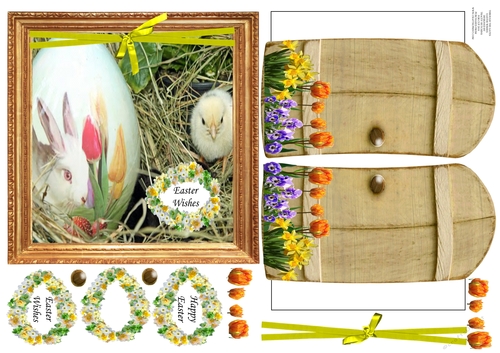 THROUGH THE GATES 6x6 UNISEX EASTER WISHES 1