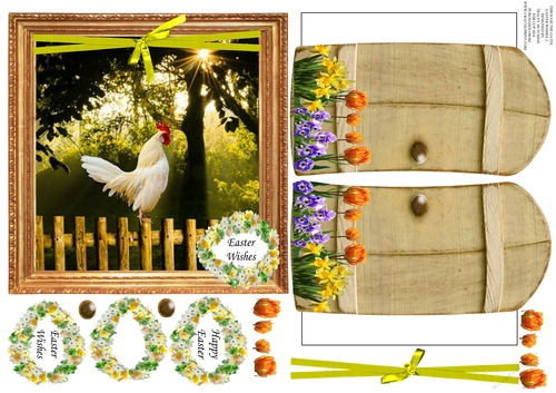THROUGH THE GATES 6x6 UNISEX EASTER WISHES 2