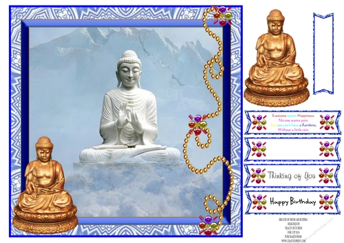 BUDDHA BREATH OF FRESH AIR UNIVERSAL GREETINGS AND QUOTES