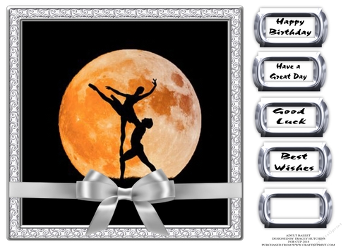 UNISEX ADULT BALLET  WITH SELECTION OF SENTIMENTS