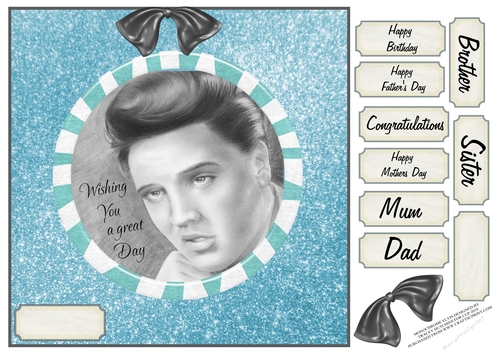 MONOCHROM ELVIS BIRTHDAY AND NUMEROUS OTHER SENTIMENTS