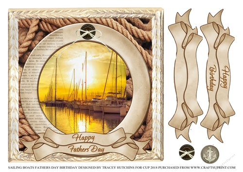 SAILING BOATS FATHERS DAY / BIRTHDAY