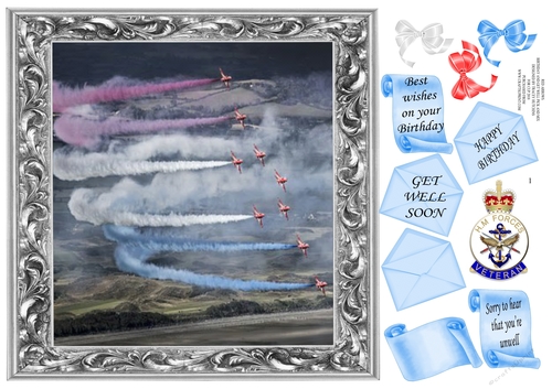 RAF RED ARROWS BIRTHDAY/GET WELL PICK AND MIX 1