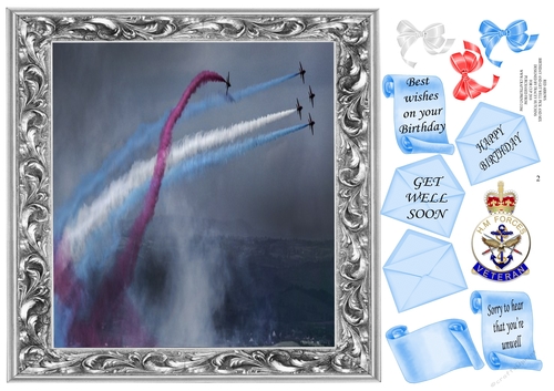 RAF RED ARROWS BIRTHDAY/GET WELL PICK AND MIX 2