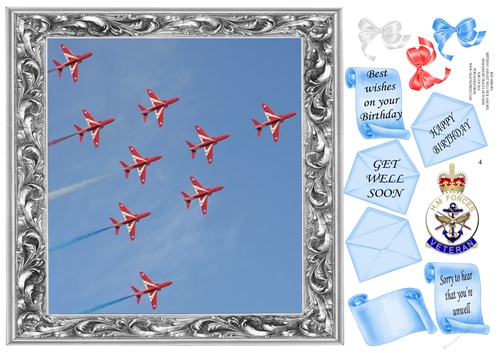 RAF RED ARROWS BIRTHDAY/GET WELL PICK AND MIX 4