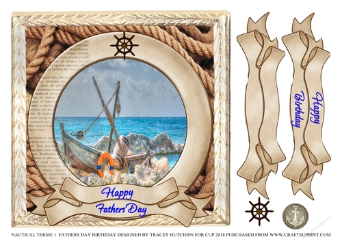 NAUTICAL 2 BIRTHDAY / FATHERS DAY