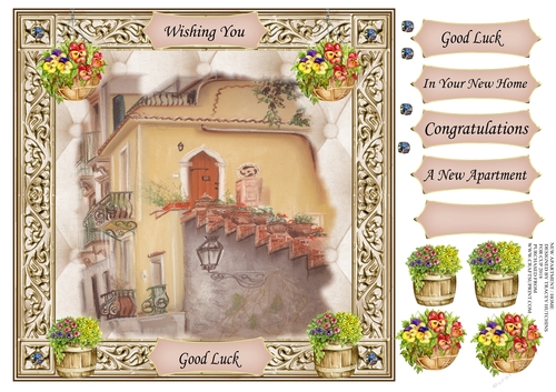 NEW HOME / FLAT / APARTMENT CONGRATULATIONS / GOOD LUCK