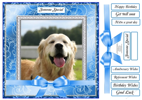WAITING FOR MY HUMAN  MULTI SENTIMENTS GOLDEN RETRIEVER