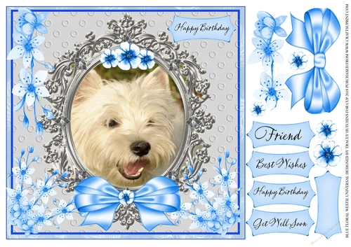 FLORAL WESTIE 2