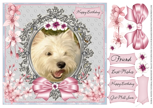 FLORAL WESTIE 1