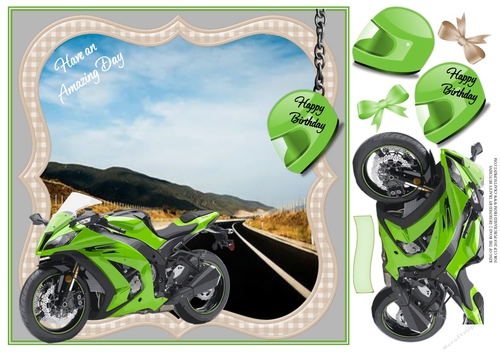KING OF THE ROAD 2 HAVE AN AMAZING DAY MOTORBIKE BIRTHDAY