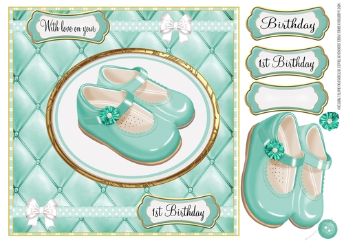 MINT UNISEX 1ST BIRTHDAY SHOES