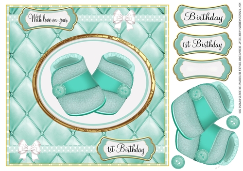 FIRST BIRTHDAY UNISEX BOOTIES / SHOES
