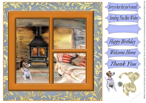 THERES NO PLACE LIKE HOME MULTI SENTIMENT JACK RUSSELL