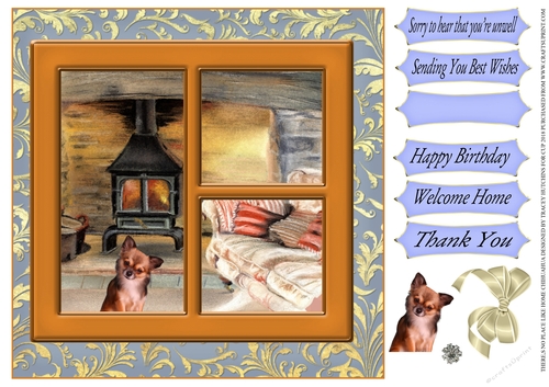 THERES NO PLACE LIKE HOME MULTI SENTIMENT CHIHUAHUA