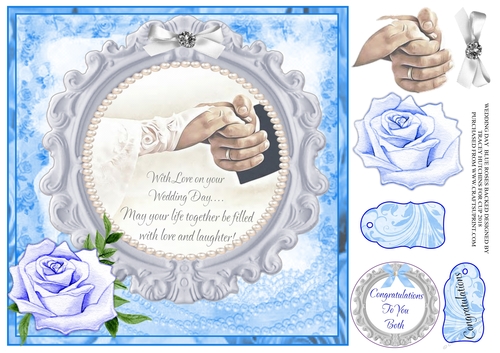 WEDDING DAY SHADES OF BLUE