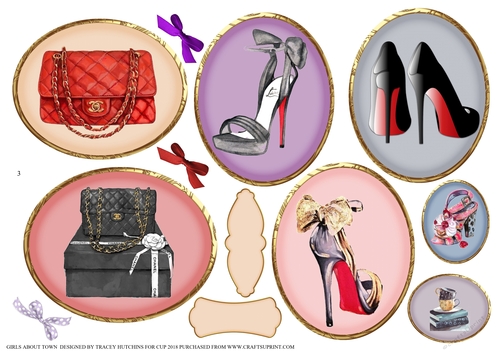 GIRLS ABOUT TOWN TOPPERS 3 SHOES & BAGS