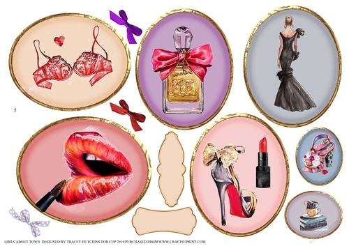GIRLS ABOUT TOWN TOPPERS 5 COSMETICS