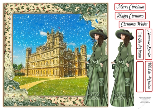 DOWNTON ABBEY STYLE CHRISTMAS MULTI SENTIMENT 2