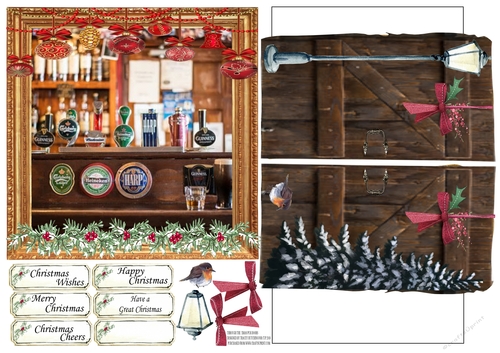 THROUGH THE CHRISTMAS PUB DOORS