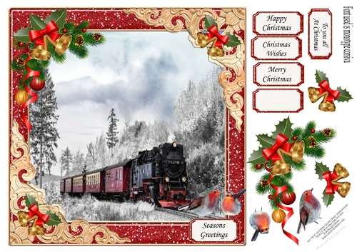 ALL THAT GLITTERS CHRISTMAS STEAM TRAIN