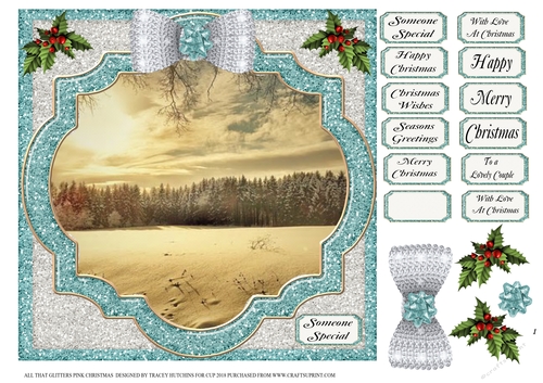 ALL THAT GLITTERS BLUE CHRISTMAS 1