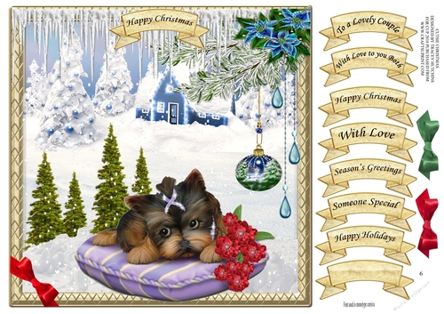 CUTSIE CHRISTMAS YORKIE