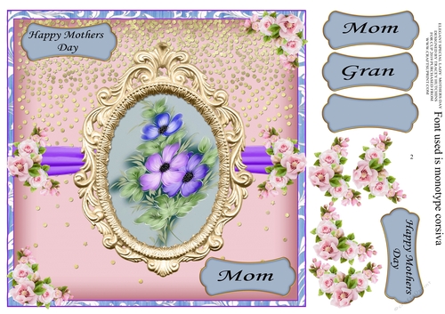 ELEGANT MOTHERS DAY MOM, GRAN,
