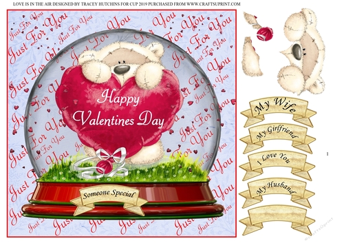 LOVE IS IN THE AIR GLOBE 1