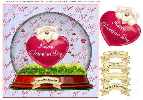 LOVE IS IN THE AIR GLOBE 3