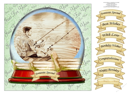 FISHING GLOBE UNIVERSAL SHEET