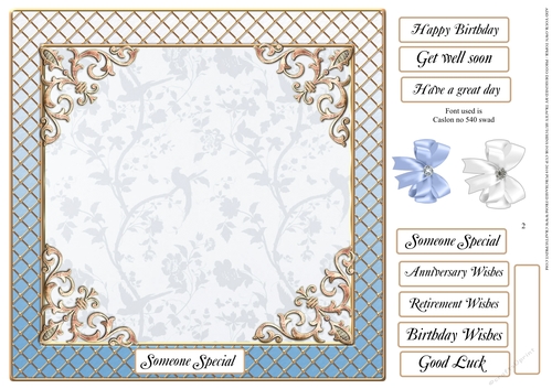 ADD YOUR OWN TOPPER / PHOTO MULTI SENTIMENTS 2
