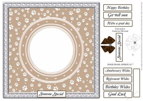 ADD YOUR OWN TOPPER / PHOTO MULTI SENTIMENTS 8