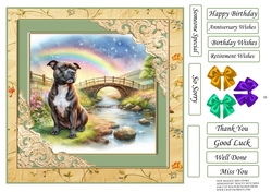 SHAGGY DOGS V2 BRINDLE STAFFY