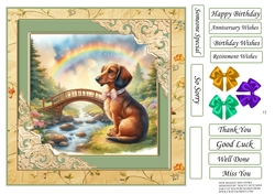 SHAGGY DOGS V2 CHOCOLATE DACHSHUND