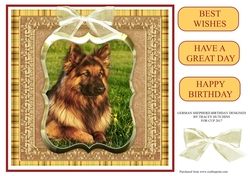 GERMAN SHEPHERD BIRTHDAY