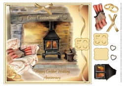 GOLDEN WEDDING ANNIVERSARY COSY CONTENTMENT