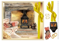GOLDEN WEDDING ANNIVERSARY COSY CONTENTMENT 2
