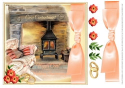 CORAL WEDDING ANNIVERSARY COSY CONTENTMENT