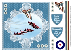RAF RED ARROWS BIRTHDAY