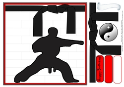 MARTIAL ARTS BIRTHDAY BLACK BELT