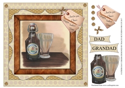 FATHERS DAY BEER CHEERS DAD GRANDAD