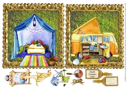 FATHERS DAY CAMPING TOPPERS X 2 DAD