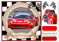 FORMULA 1 CAR FATHERS DAY