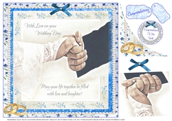 WEDDING DAY - GLITTER BACKED
