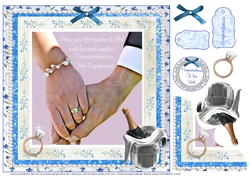 ENGAGEMENT - GLITTER BACKED